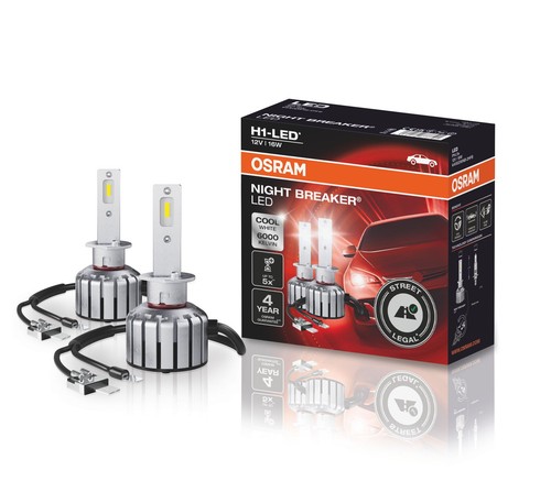 Osram led night breaker 2x - h1,
