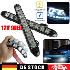 2x Auto 9LED Tagfahrlicht